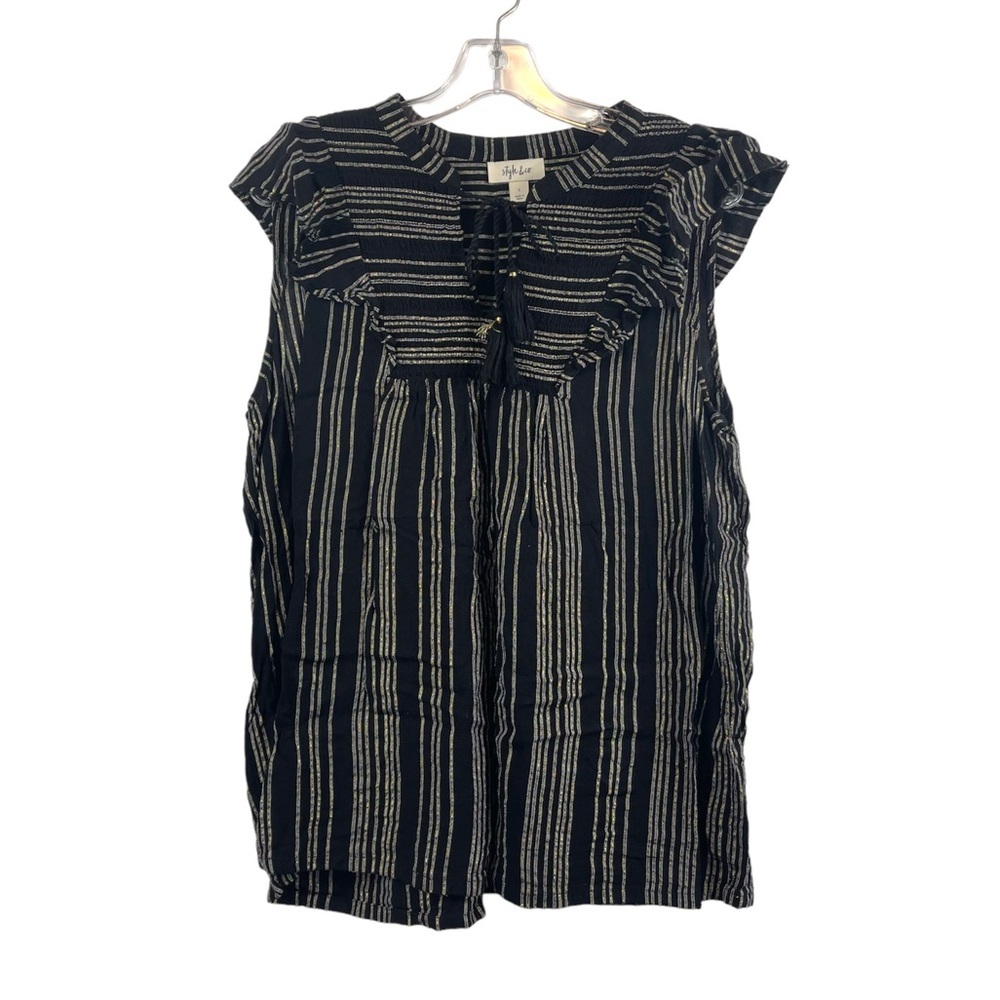Style and Co Sleeveless Shirt size L